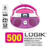 Logik Portable CD/USB Radio RSH  441869