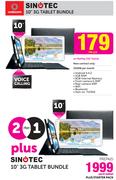 Sinotec 10" 3G Tablet Bundle-Each Tablet