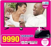 Samsung 48" UHD Smart LED TV 48JU6000 Plus Blu-Ray Player