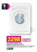 Defy 6kg White Front Load Washing Machine DAW373