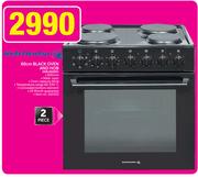 Kelvinator 2 Piece 60cm Black Oven and Hob KBU60BS