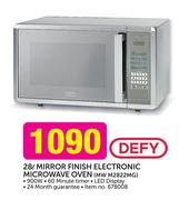 Defy 28Ltr Mirror Finish Electronic Microwave Oven MW M2822MG