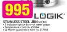 Logik Stainless Steel Urn ZD 50