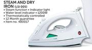 Logik Steam and Dry Iron LSI 005