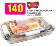 Marinex 3 Piece Rectangular Roaster Set
