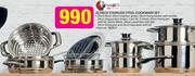 Tissolli 21 Piece Stainless Steel Cookware Set