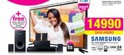 Samsung 55" UHD Smart TV 55JU6000 With Free 3D Blu Ray DVD Home Theater System