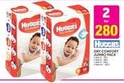 Huggies Dry Comfort Jumbo Pack-For 2