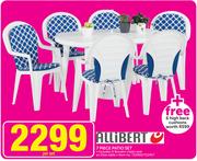 Allibert 7 Piece Patio Set-Per Set