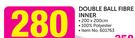 Double Ball Fibre Inner+ Free 1 Ball Fibre Pillow