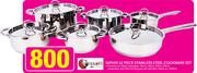 Tissolli Saphir 12 Piece Stainless Steel Cookware Set