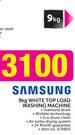 Samsung 9kg White Top Load Washing Machine
