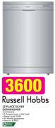 Russell Hobbs 12 Place Silver Dishwasher RHDW12DS