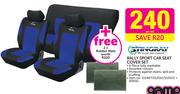 Stingray Rally Sport Car Seat Cover Set-Per Set