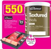 Homestead 20Ltr Textured Walls