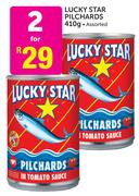 Lucky Star Pilchards Assorted-2 x 410g