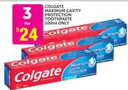 Colgate Maximum Cavity Protection Toothpaste-3 x 100ml