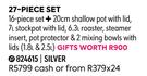Chef's Choice 27 Piece Set (Silver) 824615