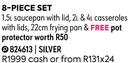 Chef's Choice 8 Piece Set (Silver) 824613