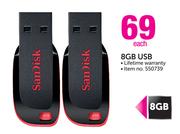 Sandisk 8GB USB-Each