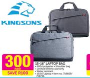 Kingsons 15-16" Laptop Bag-Each