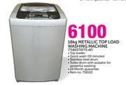 LG 16kg Metallic Top Load Washing Machine T1603TEFTS AF