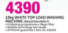 Samsung 13kg White Top Load Washing Machine WA13F5S2UWW F