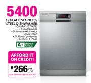 Samsung 12 Place Stainless Steel Dishwasher DW-FN310T/XFA