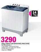 Samsung 14kg Twin Tub Washing Machine WT14J4200MB F