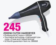 Wahl 2000W Cutek Hairdryer