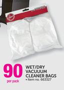 Hoover Wet/Dry Vacuum Cleaner Bags-Per Pack