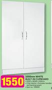 Ucan 1000mm White Built In Cupboard