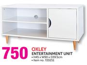 Oxley Entertainment Unit-H45 x W90 x D39.5cm