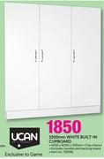 Ucan 1500mm White Built In Cupboard