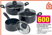 Brabantia 6 Piece Induction Cookware Set