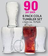 6 Pack Cola Tumbler Set-Per Pack