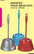 Assorted Toilet Brush Set-Each