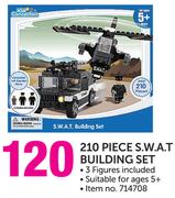 Kid Connection 210 Piece S.W.A.T Building Set