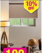 Block-Out Thermo Roller Blinds(Charcoal, Mushroom, Stone) 600x1600mm