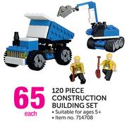 Kid Connection 120 Piece Construction Building Set-Each