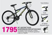 Raleigh 26" Ascent Dual Suspension Mountain Bike