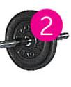 Trojan 25kg Weight Plate Set-Per Set