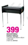 Out & About Adjustable Family Braai