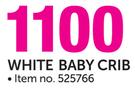White Baby Crib