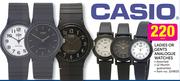 Casio Ladies Or Gents Analogue Watches-Each