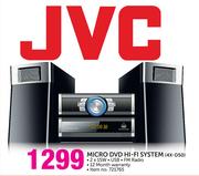 JVC Micro DVD Hi-Fi System 4X-D50