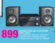 Telefunken Micro DVD Hi-Fi System TMD-400 B
