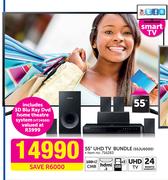 Samsung 55" UHD TV Bundle 55JU6000