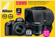 Nikon DX Twin Lens Camera Bundle D3200