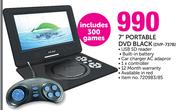 Teac 7" Portable DVD Black(DVP-737B)